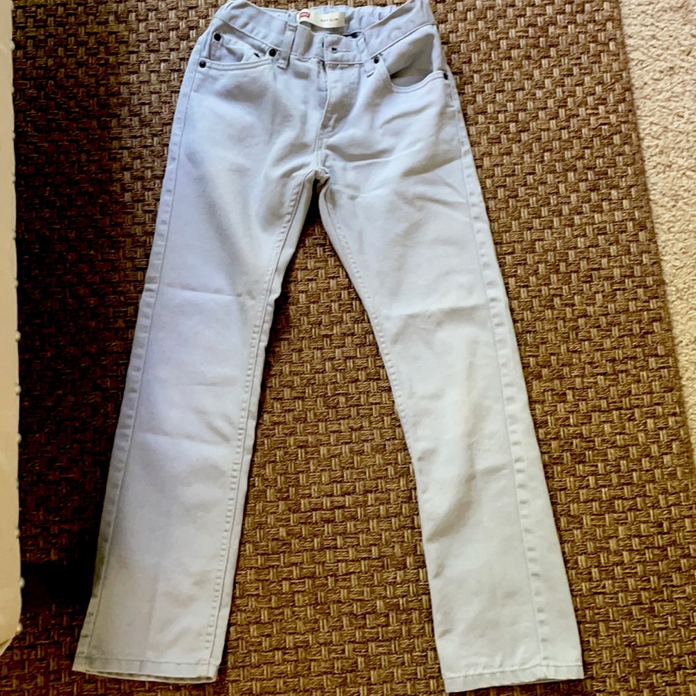 Levi’s boys slim 26x26 with adjustable waist.